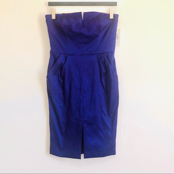 NWT | Bradley Mischka | Strapless Cocktail Dress - Picture 2 of 7